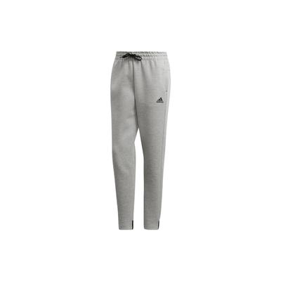 Gestrickte Jogginghose mit Logo-Print, Damen, Elastischer Bund, Kordelzug, Lässig, Grau, Unterteil DP5173