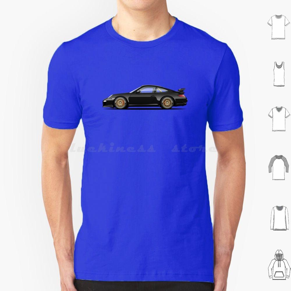 Gthree T Shirt Cotton Men Women DIY Print 997 V8 V10 V12 English Germany Japan Motor Automotive Vector Car Cars Car Art Yellow