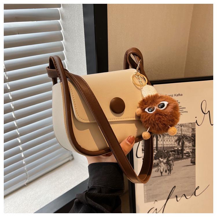 Mini Cute Solid Color Unisex Single Shoulder Crossbody Bag for Summer