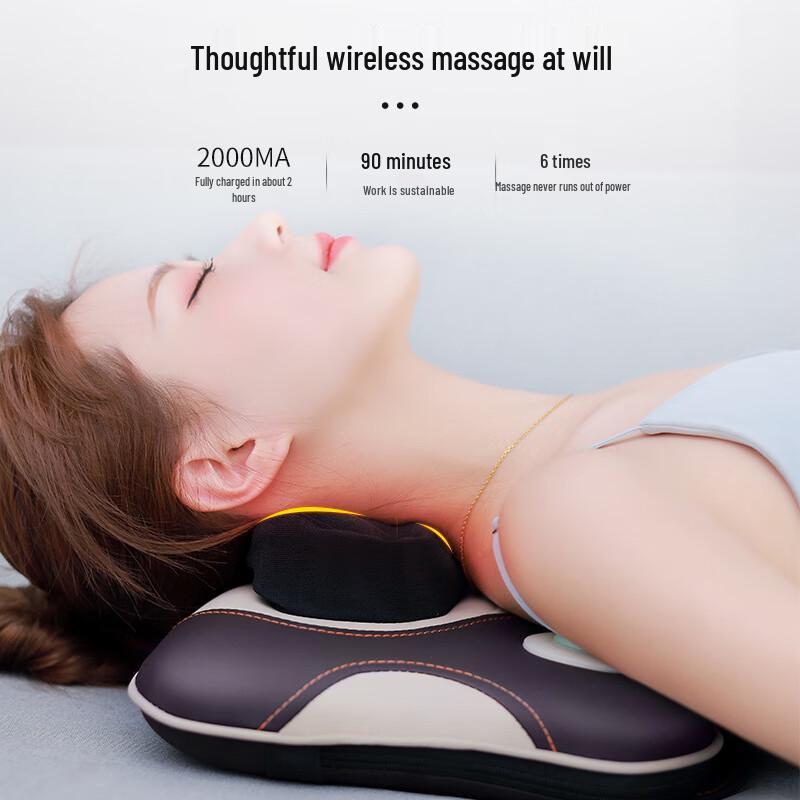 AIVEISI Multifunction Neck & Back Massager Pillow