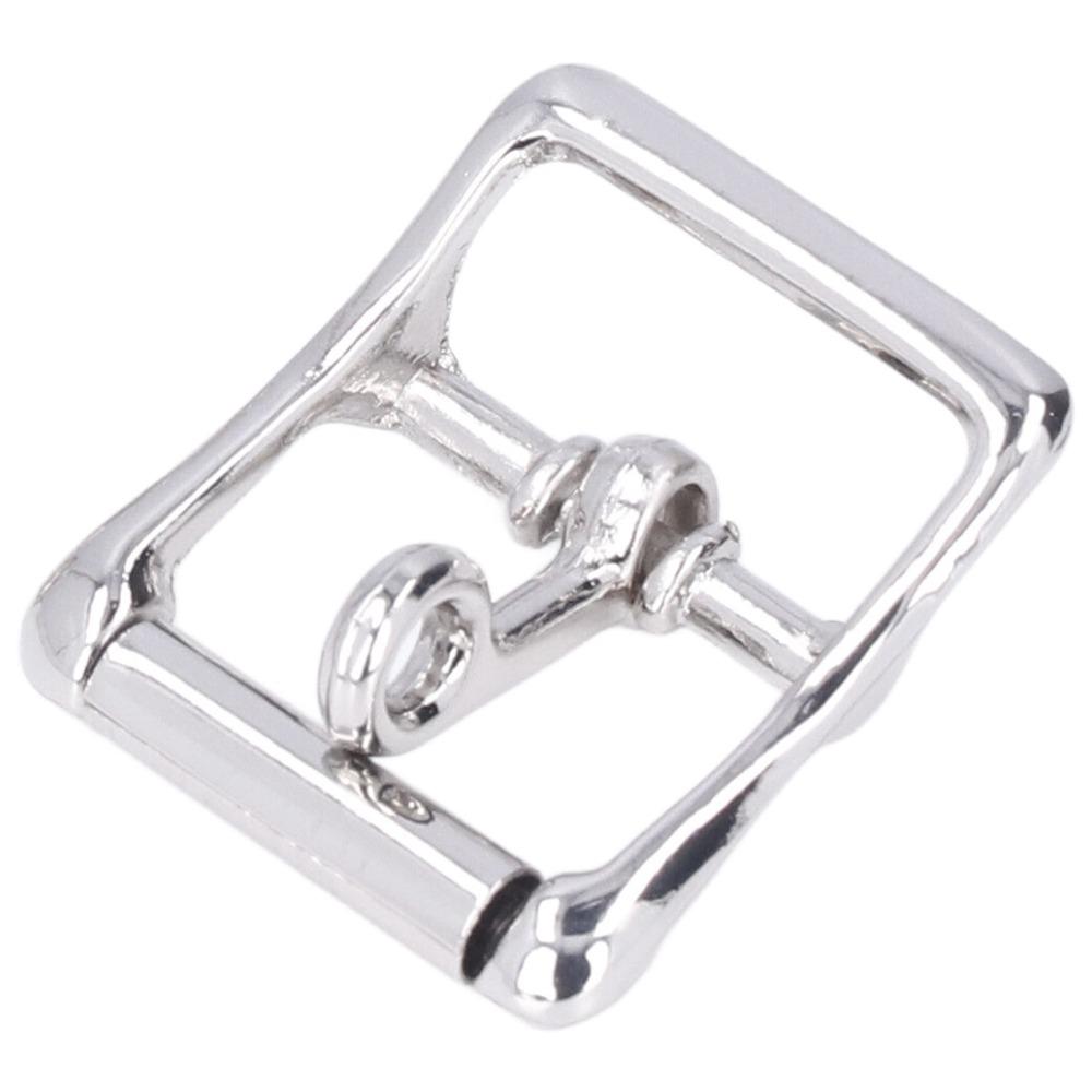 5pcs Easy Installation Metal Replacement Buckle Square Center Bar Single Prong Buckle Leather Craft