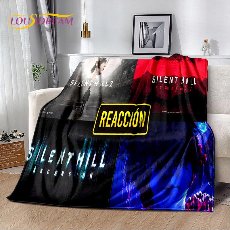 Silent Hill Horror Movie Games Soft Plush Blanket,Flannel Blanket Throw Blanket for Living Room Bedroom Bed Sofa Picnic Cover