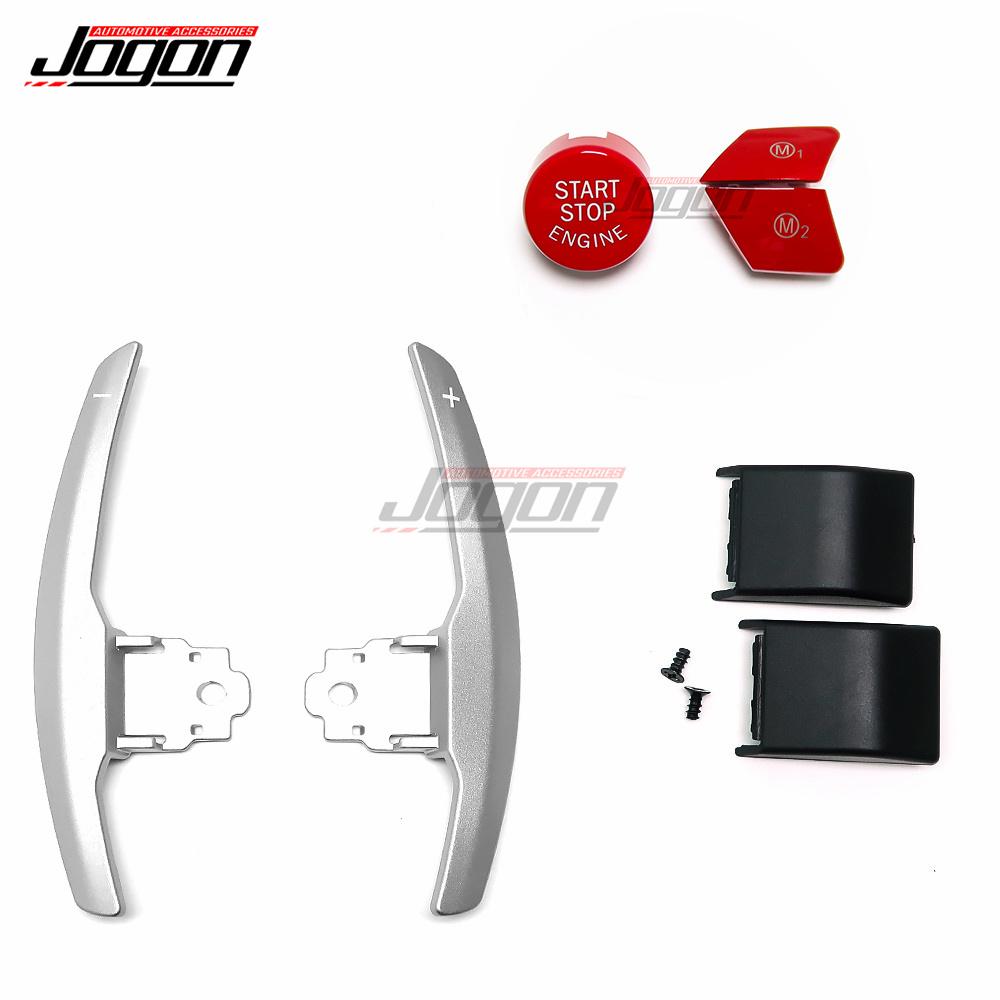 Car Steering Wheel Paddle Shifter Extension With Start Stop & M1 M2 Button For BMW F20 F22 F45 F30 F34 F32 F12 F01 F10 I3 I01