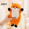 Non-shedding Baby Doll Fox Stuffed Animal with Sound, Cartoon Plush Bear Squirrel Toy, Hands-on Skill Toy Soft Cuddle for Children, Birthday Gift Boys