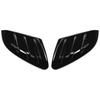 Glossy Black Side Wing Mirror Cap Cover Trim For Honda Civic Hatchback 2016-