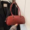 Retro Commuter Shoulder Bag Women's  New High Quality Soft Leather Underarm Bags Elegant Red Bride Bag Wedding Handbags
