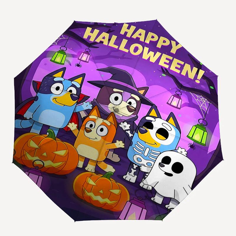 

1pc Halloween GhostOpen/Close Umbrella-Windproof, Compact Travel Umbrella, Sturdy 8-Rib Shaft1167
