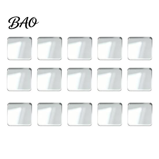 Fridge Magnet Making Set 5/15/50 Sets DIY Acrylic Kit, Square Rectangle Round Refrigerator Magnetic Crafts with Adhesive Backing Decor Crafts,