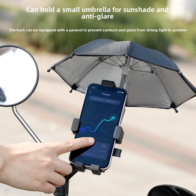 Bicycle Phone Holder With 360 Degree Rotation And Oneclick Lock For Cycling Commuting