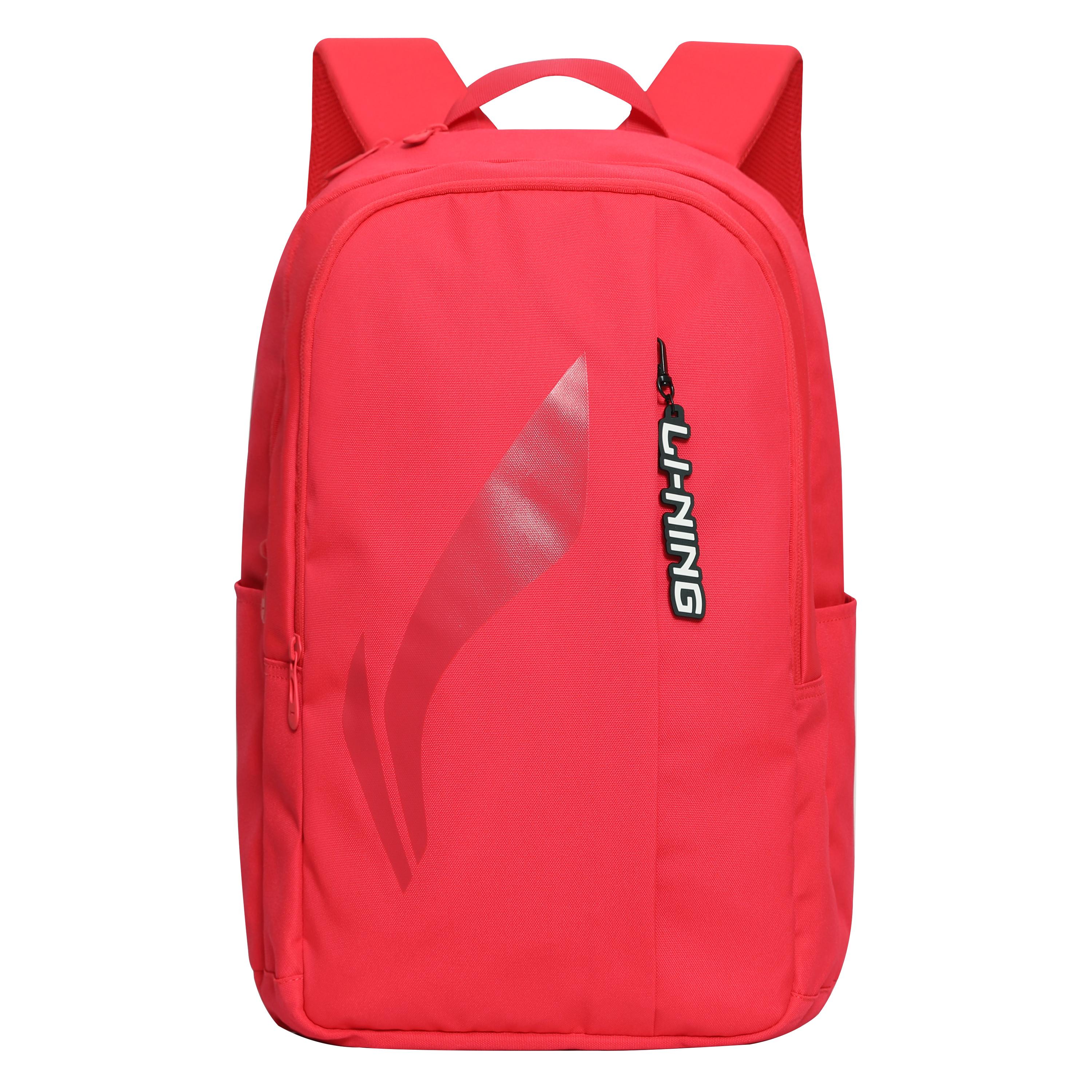 Li Ning Polyester Backpack Regular Unisex Red ABSW445-7