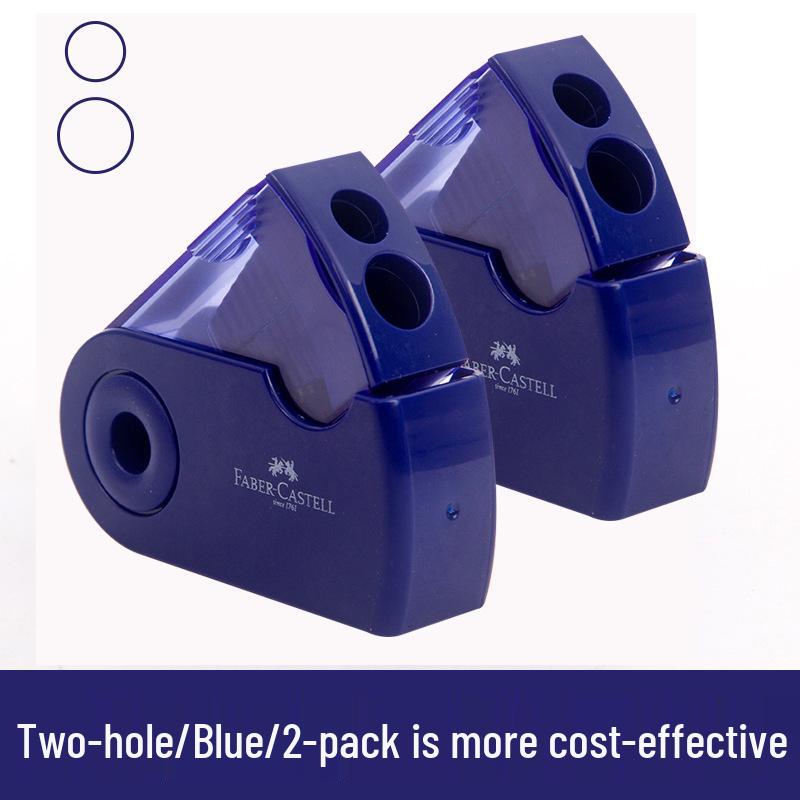 Faber-Castell Portabel Manuell Blyertspennvässare för Konststudenter - Idealisk för Skissning, Färgpennor och Kol.