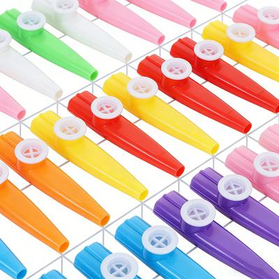 4/8/12pcs Plastic Kazoo Ancient Classic Vocal Wind Instruments Music Production Background Music Speaker Party Sounding Props