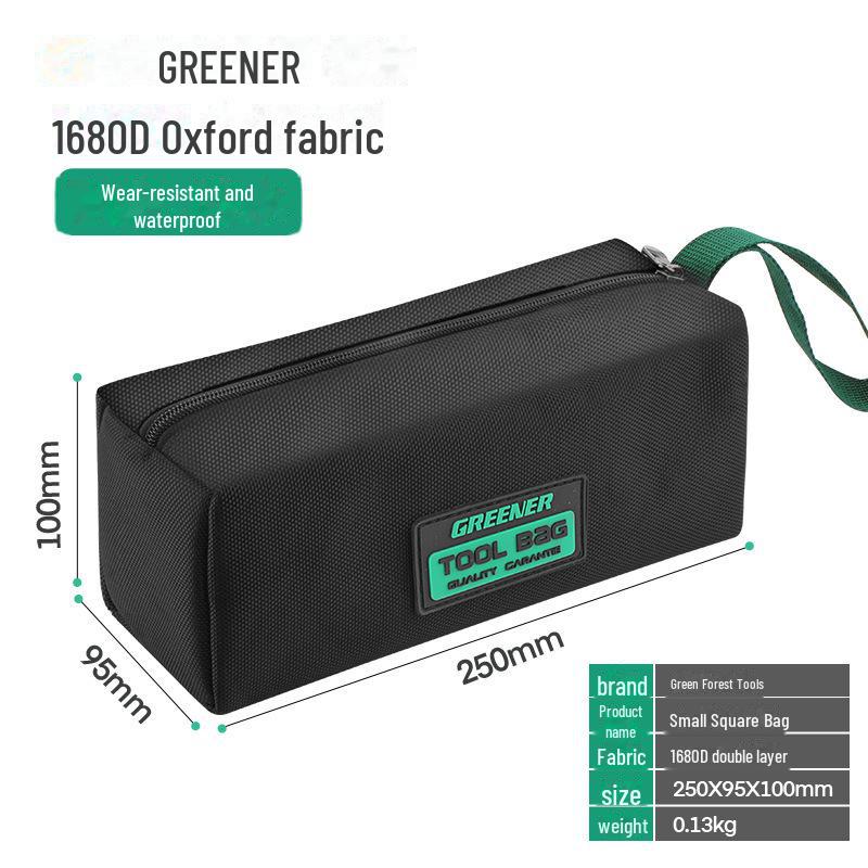 

Сумка для инструментов электрика Green Forest Durable Canvas - портативное многофункциональное хранилище для деревообработки и ремонта Double layer