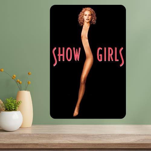 Showgirls Classic Movie Metal Poster Sign 20x30cm（7.8x11.8inch）