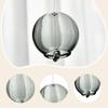 Traditional borosilicate glass bell decoration for indoor and outdoor use,