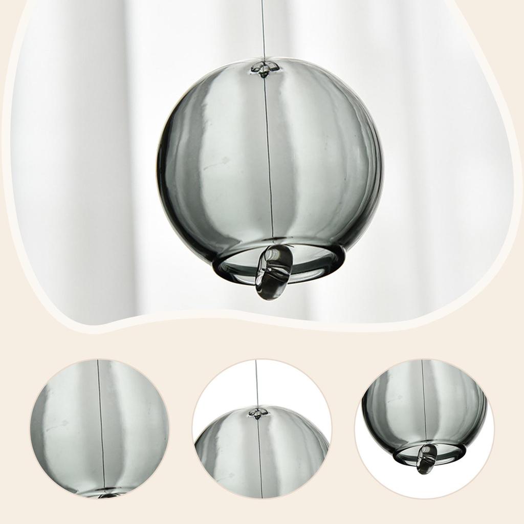 Traditional borosilicate glass bell decoration for indoor and outdoor use,