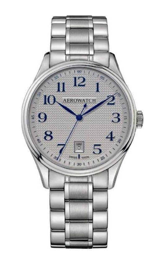 

Date Swiss Made A42102 AA05M Silver [Aero Watch] Men s срібний