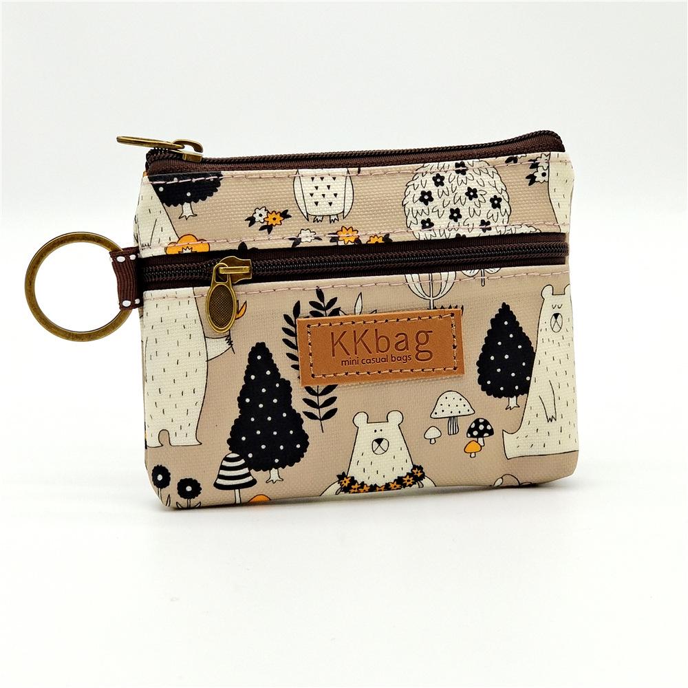 2023 Stain-Resistant Waterproof Cartoon Coin Purse & Lipstick Storage Bag with Card Holder