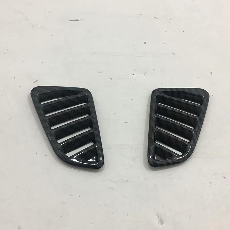 ABS Chrome Accessories For Nissan Navara NP300 2017 2018  Car Front Conditioner Air Vent Outlet Cover