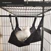 Breathable Mesh Cat Cage Hanging Hammock With Adjustable Straps Sturdy Hooks Perfect For Cats Kittens Rest