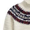 Polo Ralph Lauren Fair Isle Pattern Ribbed High Neck Sweater Kids Sweater Off-White 313920103-001