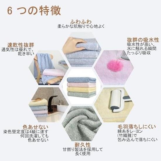 Face Towel Available 4 Colors Set Pieces Low Lint Sports Quick Absorption Thick Quick-drying Durable (mix (4 Pieces))