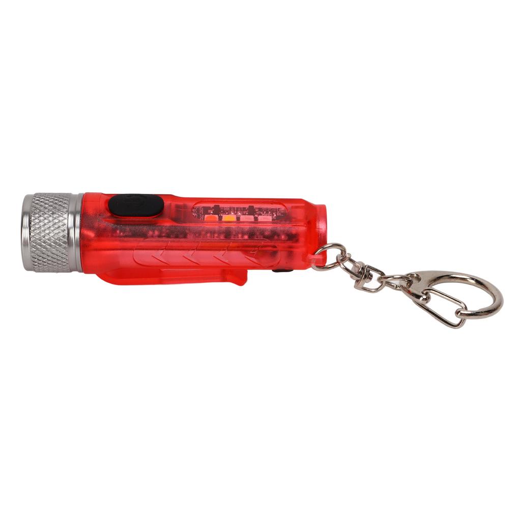 Mini Flashlight Portable Lightweight Multi Light Modes Pocket Flashlight for Outdoor Riding Hiking Camping Fishing Red