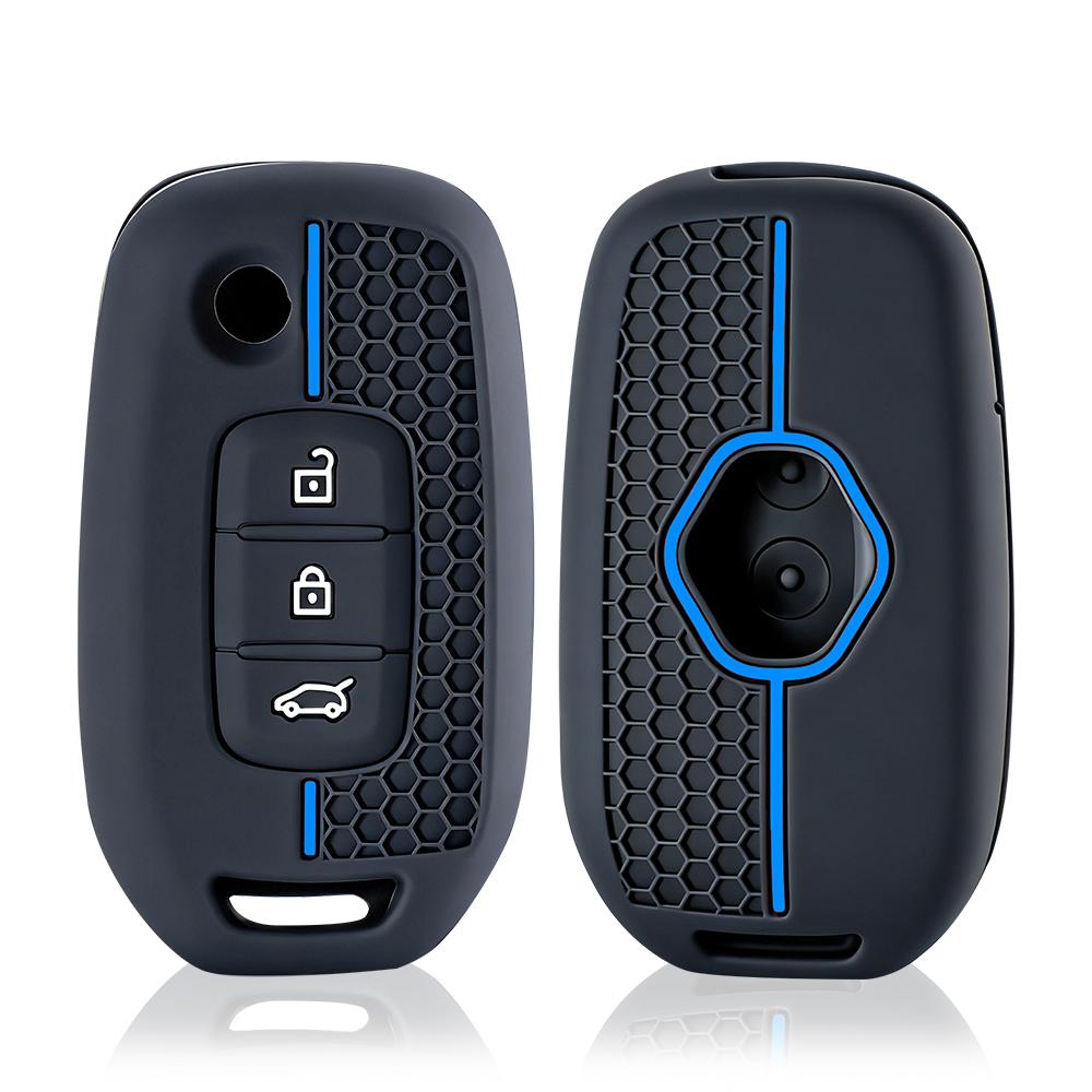 

New Silicone Key Case Car Key Cover for Renault Kwid 2026 Trafic Clio Kadjar Clio 5 Captur Arkana Sandero Stepway Logan Twingo
