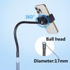 Flexible Arm Monopod Metal Tube Rod Stands Selfie Stick With Ball Head For Mobile Phone Smartphones Tripod Live Streaming