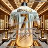 2026 Nuova Collezione Commemorativa Calcio Caldo Vendita Ronaldo Superstar del Calcio Maglia Sportiva Traspirante Quotidiana per Esterno T-shirt