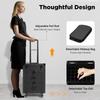 Aluminum Alloy Trolley Makeup Box, Cosmetic Trolley Case, Rolling Makeup Cart, Storage Luggage Box, Drawer