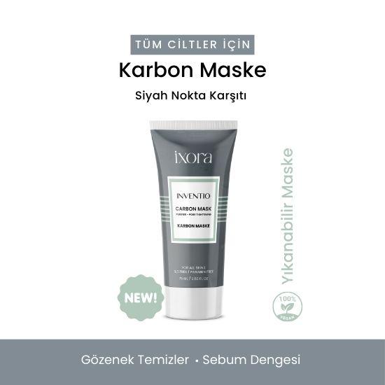 

Ixora Inventio Detoxifying and Anti-Blackhead Active Carbon Mask, 75 ml