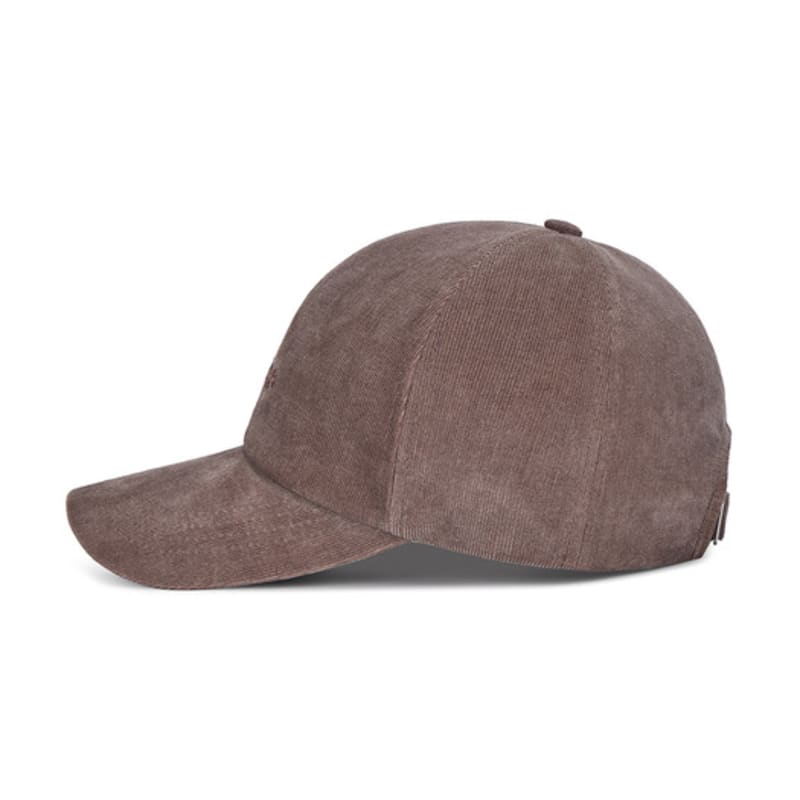 VARZAR Chain Logo Corduroy OG Fit Ball Cap Brown