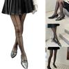 Women's Pantyhose,Cross Line High Waist Pantyhose Sheer Tights Thigh High Stockings