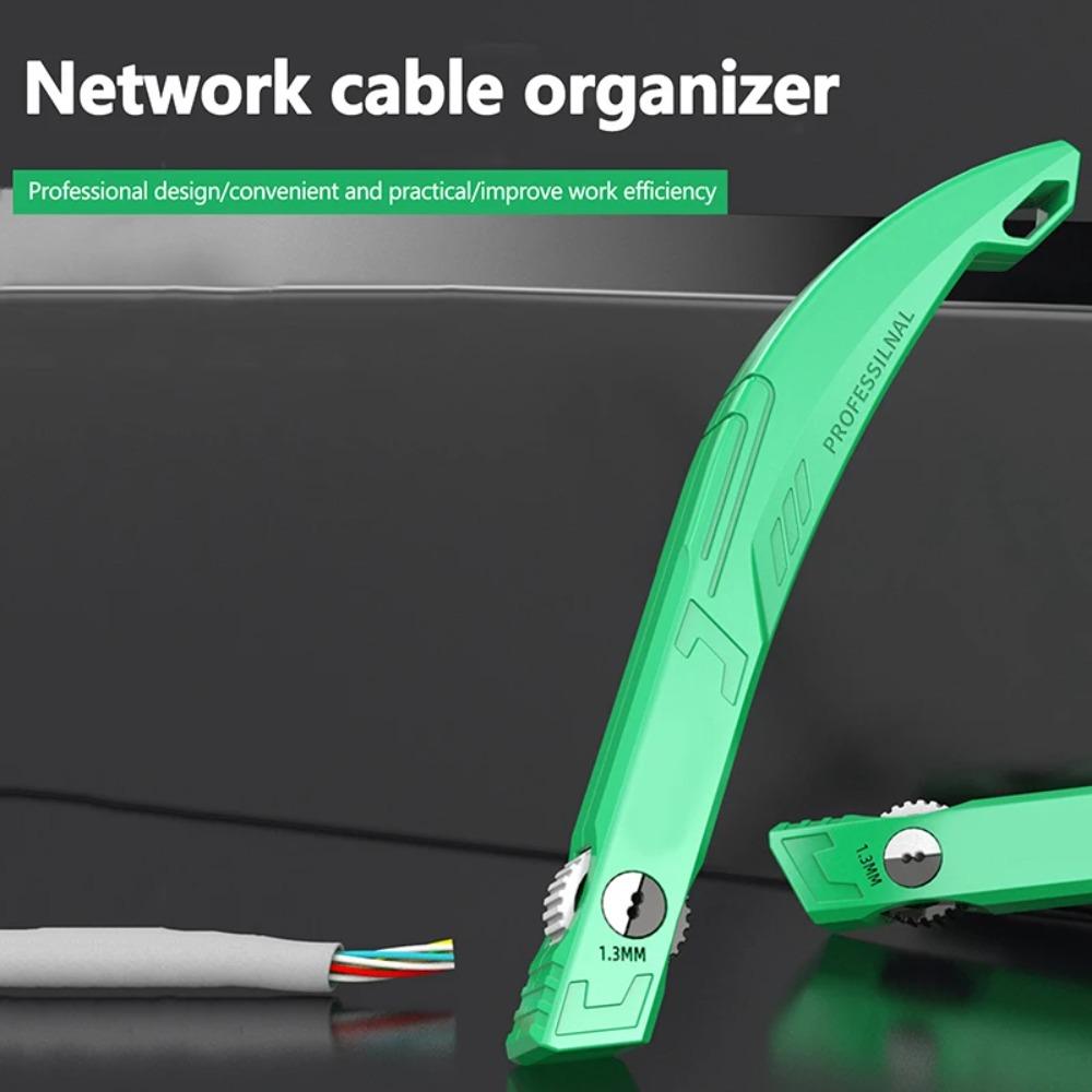 Quickly Easily Network Cable Untwist Tool Network Cable Organizer Category 5/6 Crystal Cables