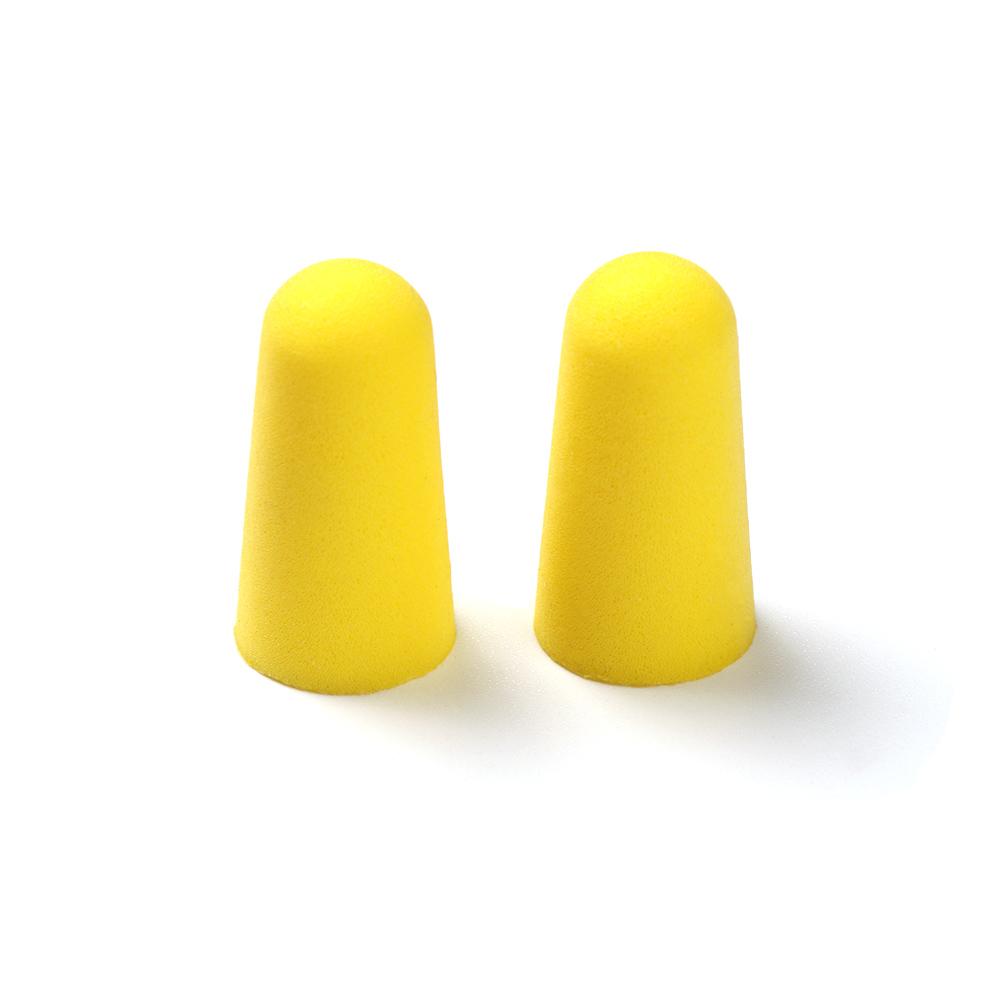 Random Color Travel Sleeping Soft Rebound Anti-noise Tapered Polyurethane Foam Earmuffs Earplugs