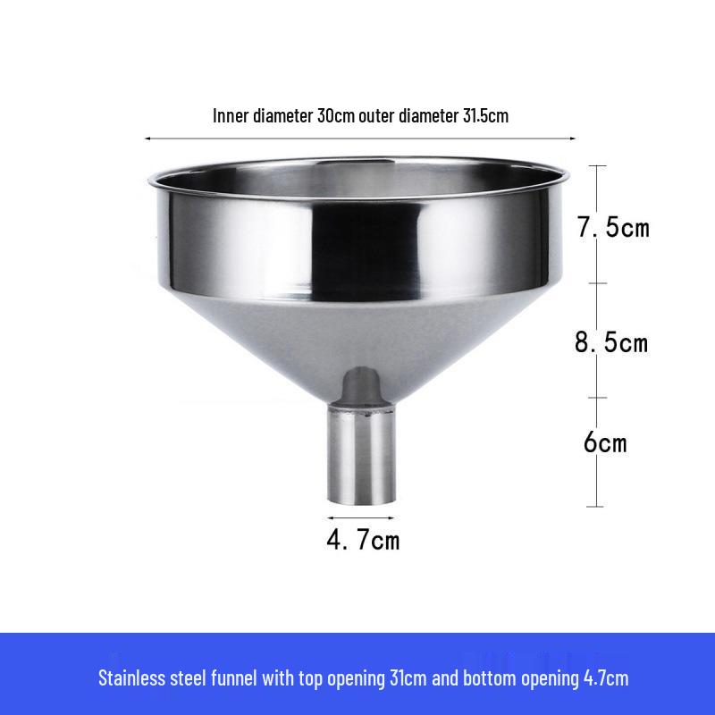 Heavy-Duty Stainless Steel Large Funnel for Industrial Fuel and Oil Press Machines