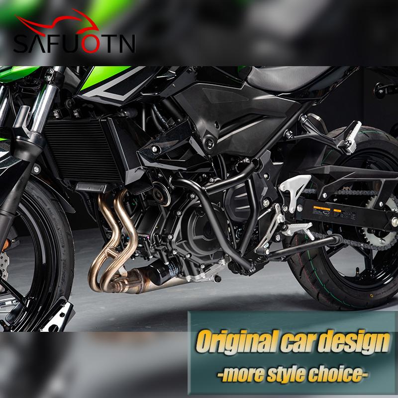Motorcycle Bumper Frame Protection Highway Engine Guard Crash Bar For Kawasaki Z500 SE ABS 2025 Z400 Z250 2018-2024