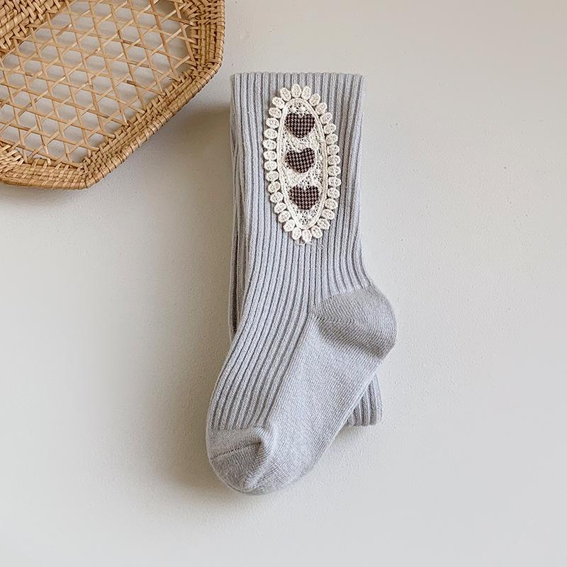 Minliu Autumn & Winter Candy Color Knitted Leggings for Girls - Baby Pants Outerwear & Tights Socks Combo