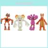 Charming 13-piece Choir Figurine Set 5.5-9cm Pvc Material 600g