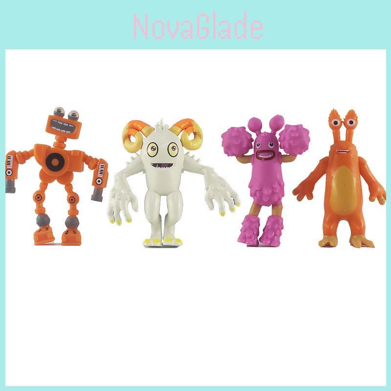 Charming 13-piece Choir Figurine Set 5.5-9cm Pvc Material 600g