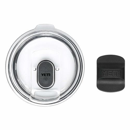 YETI Rambler MagSlider Lid for Rambler Series Tumblers, Fits 10 Oz & 20 Oz Ramblers, Black Lid