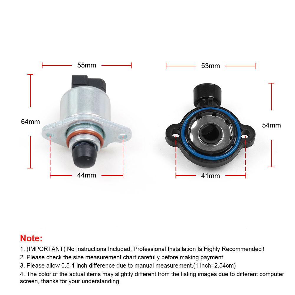 Throttle Position Idle Air Control Throttle Body Sensors TPS IAC 4.8 - 5.3 - 6.0 For LS1 LS2 LS3 LS6 LSX