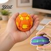 Commuting Stress Toy 3D Printed Ball Press & Rotating Finger Spinner Decompression Ball Concentration Training Toys Portable Ergonomic Fidget