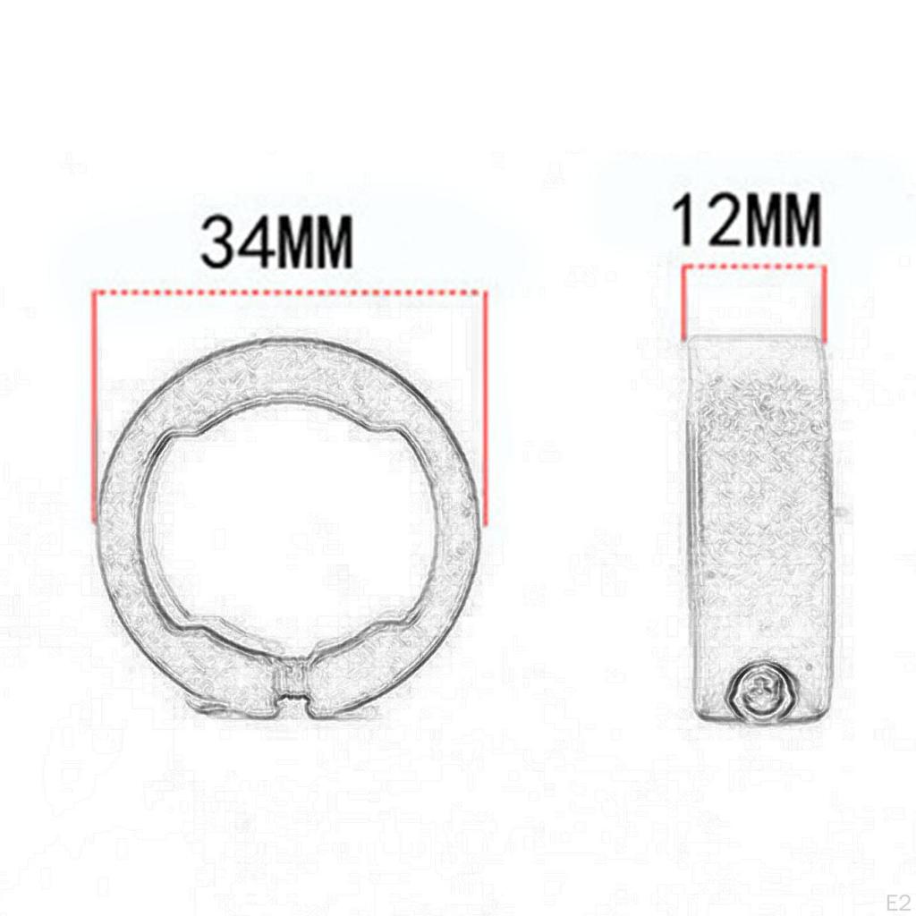 Fahrradgriffe Schnalle Schloss Fahrrad Lenker Ende Metall für 22,2 mm
