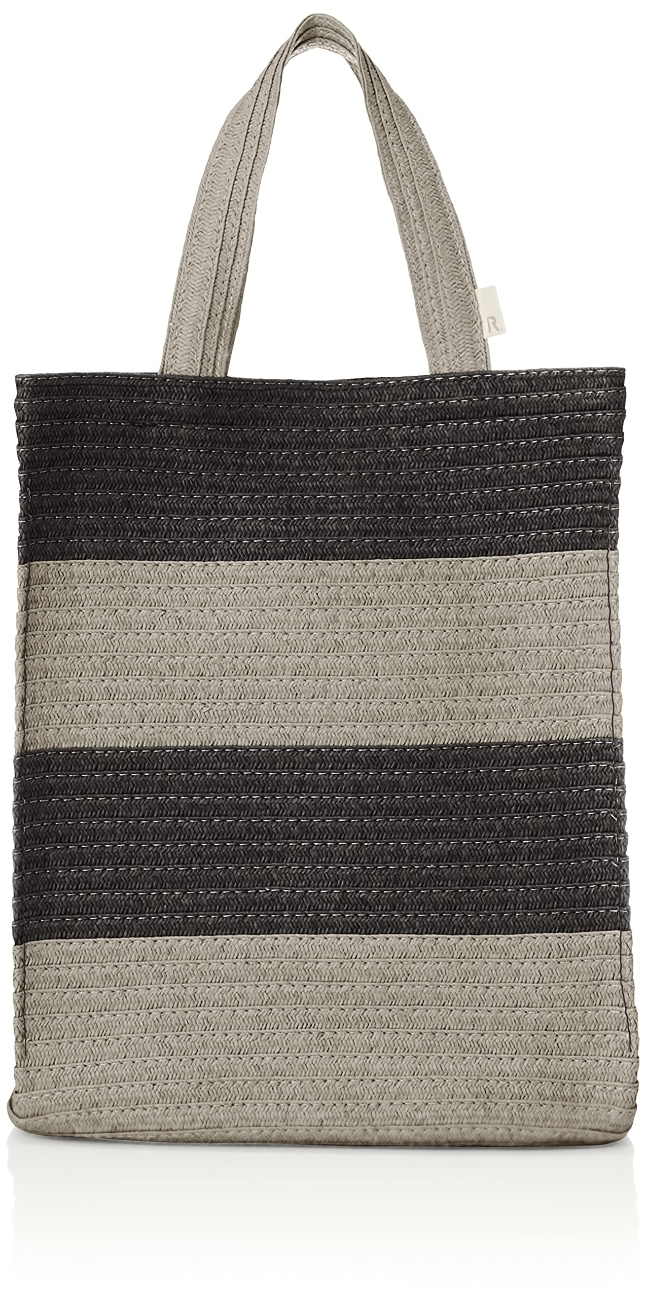 

Сумка-корзина с вертикальным краем, сумка-тоут NA A4, корзина A 1416 [Rootote] женская, черная/серая