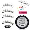 Magnetic False Eyelashes Set With Eyelash Curler Soft Natural Full Strip Reusable No Glue