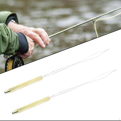 2x Bobbin Threader for Fly Tying Tool Creative Professional Gift Lightweight Portable Easy