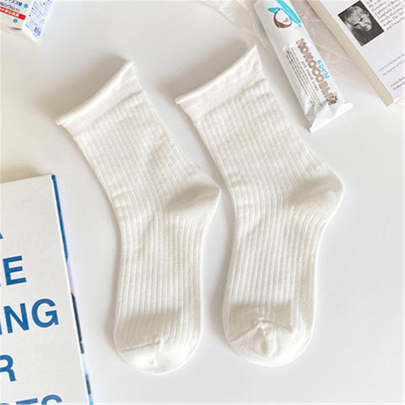 

Cute Japanese JK Women s Mid-Calf White Lace Socks - Summer Trend, Pure Cotton, Thin One Size