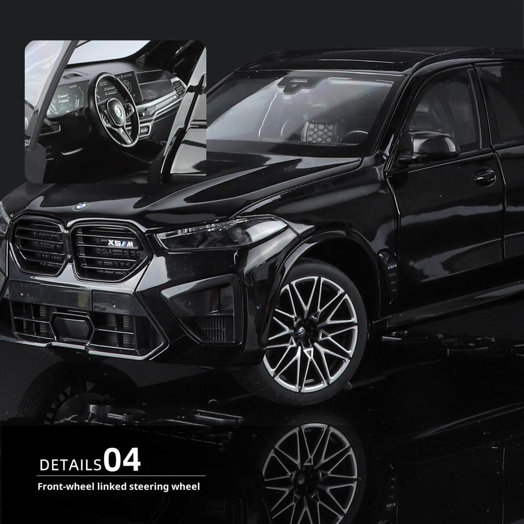BMW X5m Car Model Simulation Alloy Die-cast Car Model 1:18 Off-road Vehicle Boy Toy Car Collection Ornament Gift